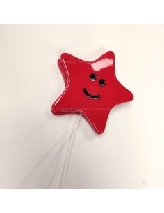 Μαγνήτης κουρτίνας Παιδικός Star - Red