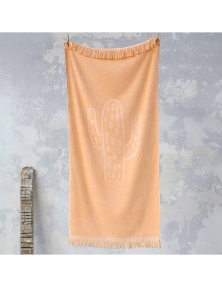 Πετσέτα Θαλάσσης 70X140 Cactil - Salmon