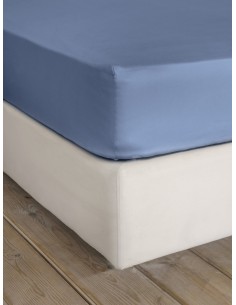 Σεντόνι Βαμβακοσατέν Υπέρδιπλο με Λάστιχο Για Στρώμα...