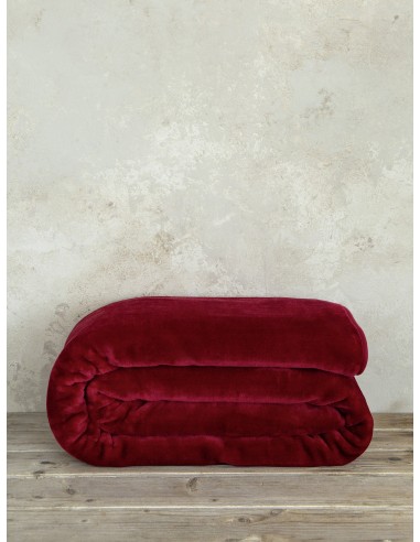 Κουβέρτα Βελουτέ Γίγας 240x260 Coperta - Red