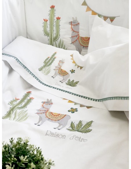 Πάντα Κούνιας 45x210 Hello Lama - Orange