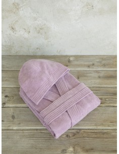 Μπουρνούζι με κουκούλα Zen - Extra Large - Pale Mauve