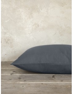 Σετ Μαξιλαροθήκες Unicolors 52x72 - Midnight Gray