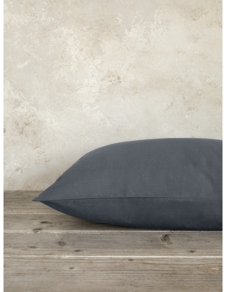 Σετ Μαξιλαροθήκες Unicolors 52x72 - Midnight Gray