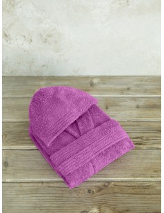 Μπουρνούζι Wizard - No 6 - Dark Fuchsia για 6 ετών