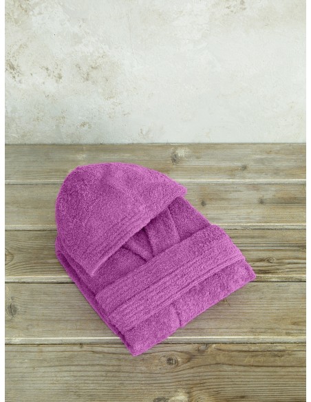 Μπουρνούζι Wizard - No 6 - Dark Fuchsia για 6 ετών