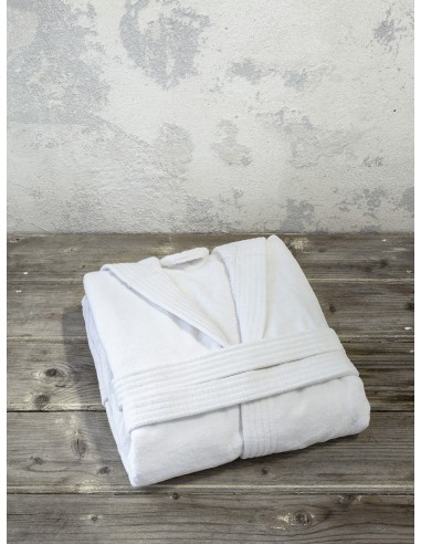 Μπουρνούζι με κουκούλα Zen - Medium - White