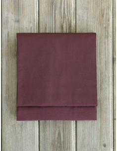 Σεντόνι Ημίδιπλο Unicolors 180x260 - Deep Bordeaux