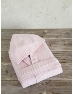 Μπουρνούζι με κουκούλα Zen - Extra Large - Summer Pink