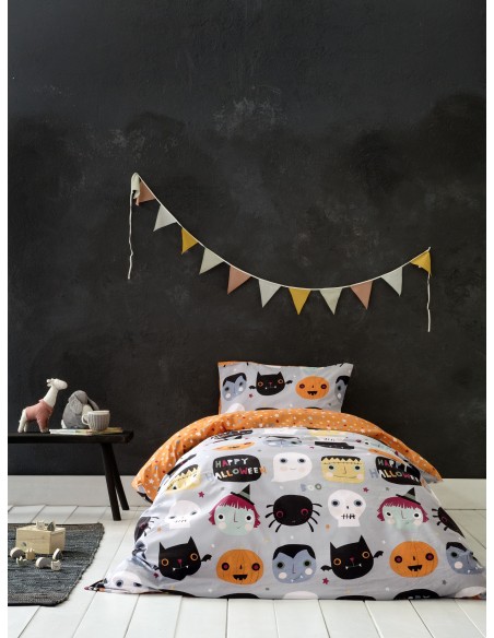 Σετ Σεντόνια Μονά - Happy Halloween