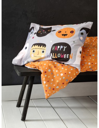 Σετ Σεντόνια Μονά - Happy Halloween