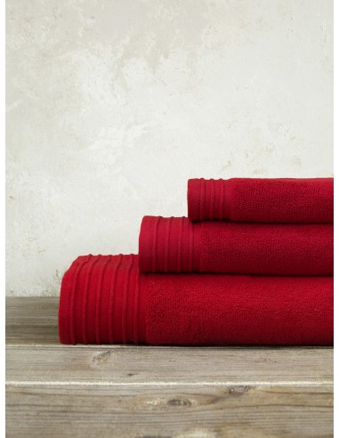 Πετσέτα Μπάνιου 90x145 Feel Fresh - Happy Red