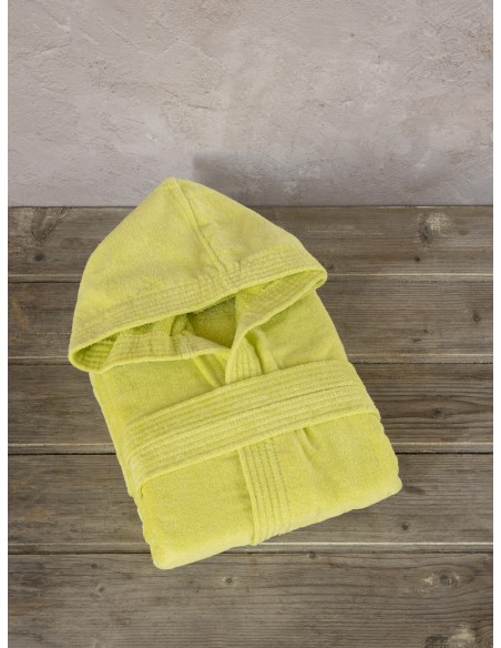 Μπουρνούζι με κουκούλα Zen - Large - Light Green