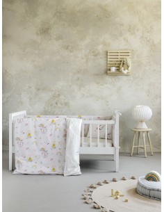 Σετ Παπλωματοθήκη Κούνιας - Chic Rabbit