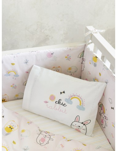 Σετ Παπλωματοθήκη Κούνιας - Chic Rabbit