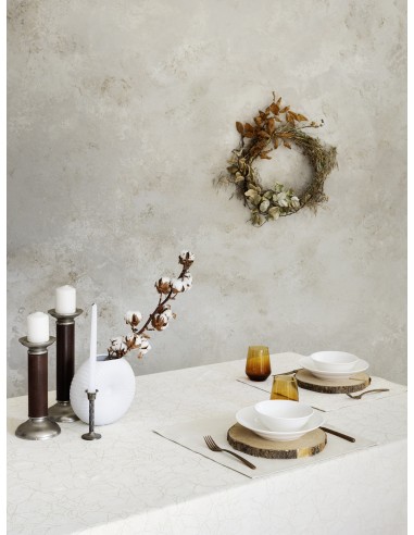 Τραπεζομάντηλο 165x265 - Marble Off White