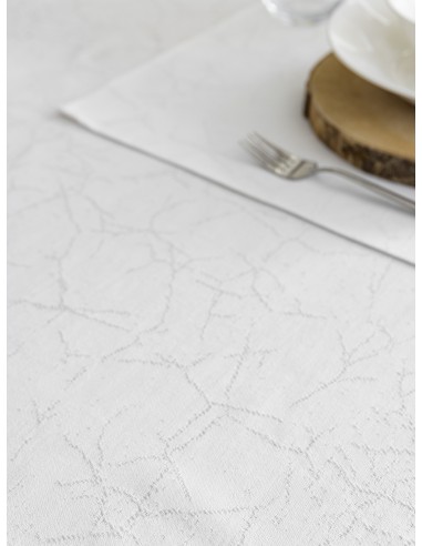 Τραπεζομάντηλο 165x265 - Marble Off White