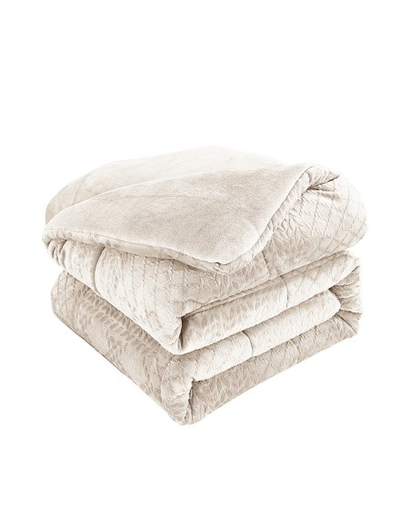 Κουβερτοπάπλωμα Υπέρδιπλο 220x240 Prestige Off White