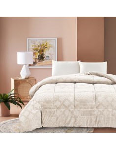 Κουβερτοπάπλωμα Υπέρδιπλο 220x240 Prestige Off White