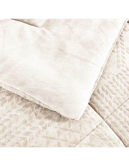 Κουβερτοπάπλωμα Υπέρδιπλο 220x240 Prestige Off White