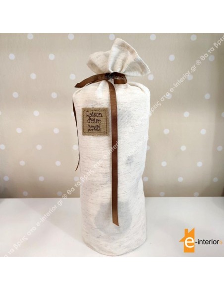 Κουβέρτα Πικέ Κούνιας Dreamy Owl - Brown