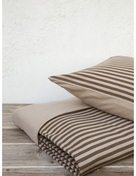 Σετ Παπλωματοθήκη Υπέρδιπλη - Suave Brown