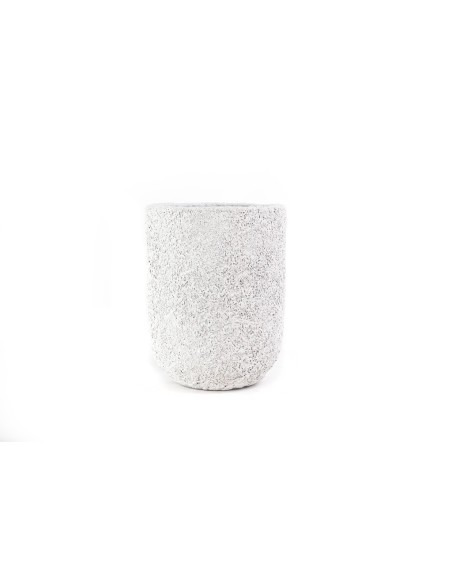 Διακοσμητικό βάζο Siso Gel Coral White (35x35x45) GRC Soulworks 0630016