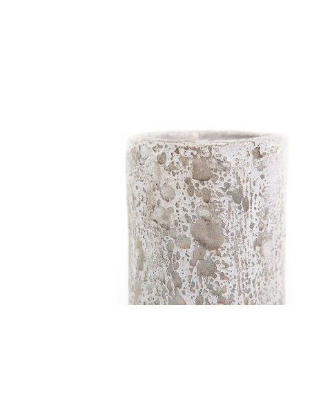 Κεραμικό Κηροπήγιο Slind White Classic Large (11x11x30) Soulworks 0630066