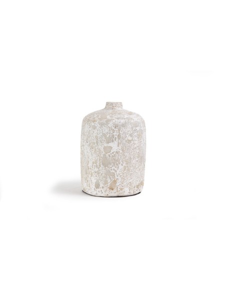 Κεραμικό Διακοσμητικό βάζο Siso Ban White Classic Medium (20x20x32) Soulworks 0630070