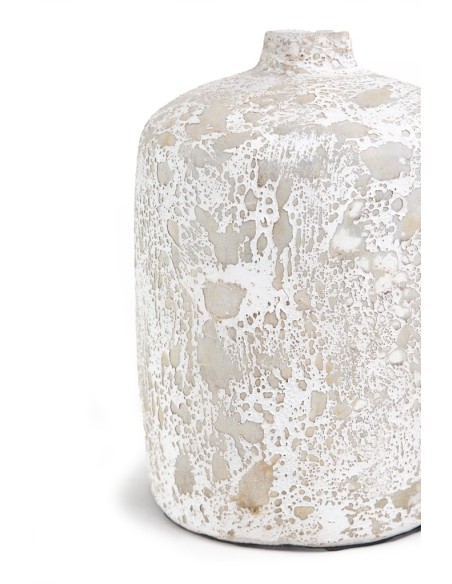 Κεραμικό Διακοσμητικό βάζο Siso Ban White Classic Medium (20x20x32) Soulworks 0630070