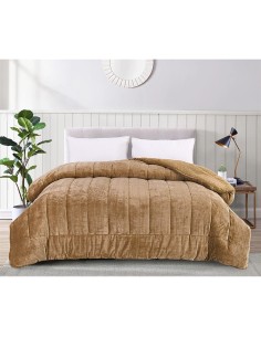 Κουβερτοπάπλωμα Υπέρδιπλο 220x240 Square Gold