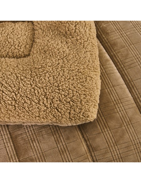 Κουβερτοπάπλωμα Υπέρδιπλο 220x240 Square Gold