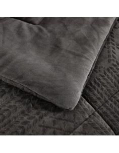 Κουβερτοπάπλωμα Υπέρδιπλο 220x240 Prestige Dark Grey 2