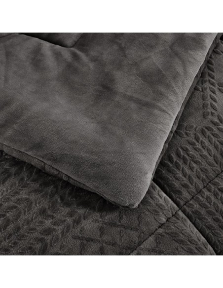 Κουβερτοπάπλωμα Υπέρδιπλο 220x240 Prestige Dark Grey