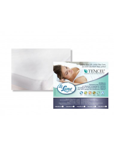 Aδιάβροχο κάλυμμα στρώματος Tencel 90x200+35