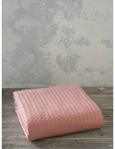 Κουβέρτα Γίγας 240x260 Habit - Coral