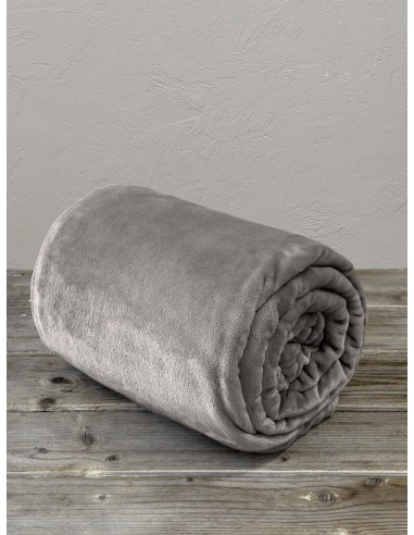 Κουβέρτα Fleece Υπέρδιπλη 220x240 - Meleg Gray