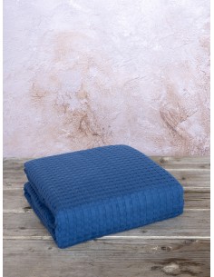 Κουβέρτα Υπέρδιπλη 220x240 Habit - Blue