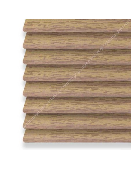 HS Classic - 642 μεταλλική περσίδα σε χρώμα ξύλου 25mm