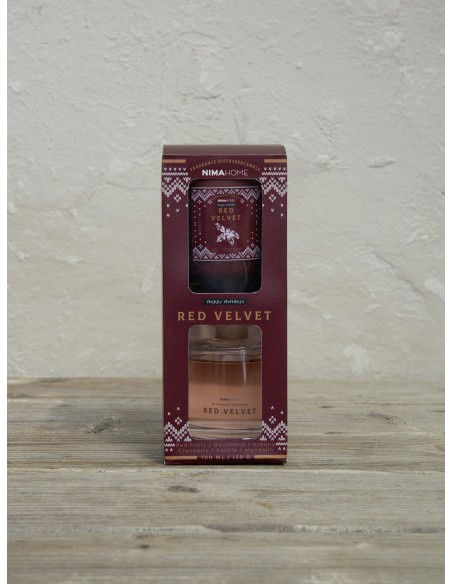 Σετ Αρωματικό Χώρου με Στικ 100ml & Αρωματικό Κερί 130gr - Red Velvet