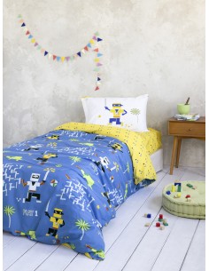 Σετ Παπλωματοθήκη Μονή 160x240 - Atari