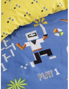 Σετ Παπλωματοθήκη Μονή 160x240 - Atari 2