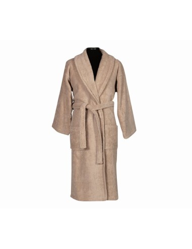 Μπουρνούζι Με Γιακά Status Beige Large