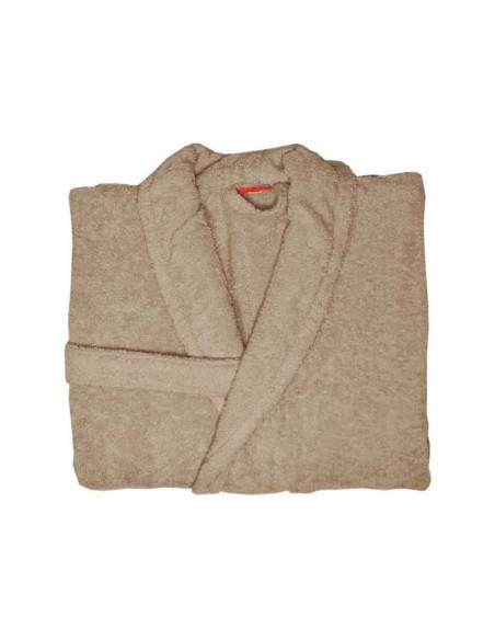 Μπουρνούζι Με Γιακά Status Beige Large