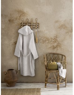 Μπουρνούζι με κουκούλα Zen - Small - Oat Beige