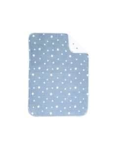 Κουβέρτα Βελουτέ Κούνιας 100x140 Stellar Blue