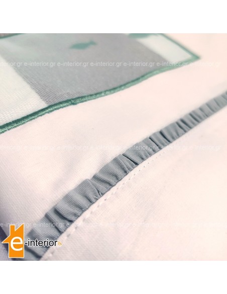 Σετ Σεντόνια Κούνιας Baby Boy Bear - Mint