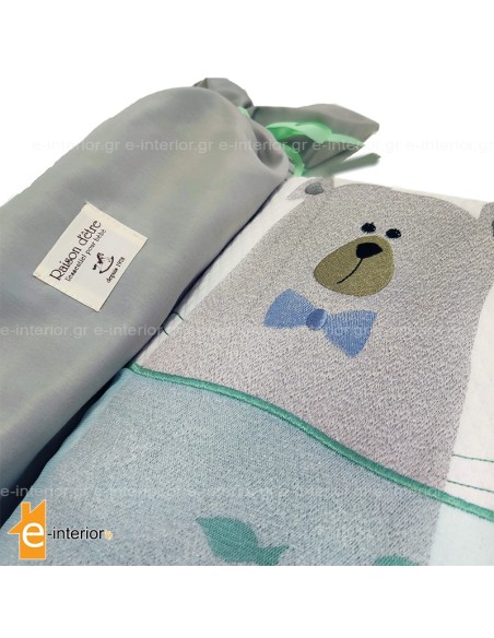 Βρεφική Κουβέρτα Κούνιας Baby Boy Bear 120x160