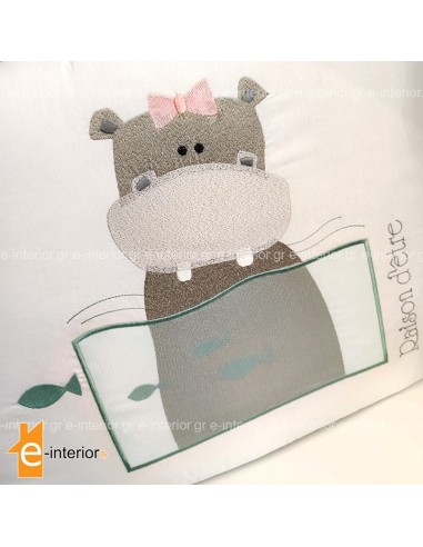 Πάντα 45x210 Baby Girl Hippo - Pink