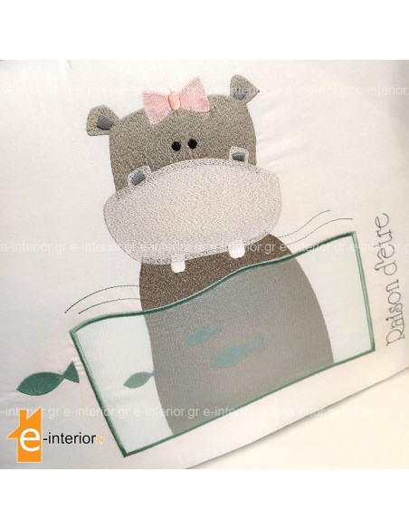 Πάντα 45x210 Baby Girl Hippo - Pink